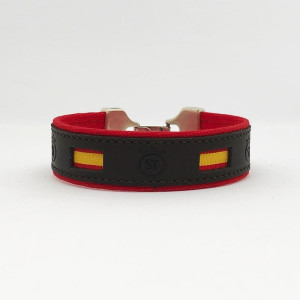 Pulsera de tela de muleta y bandera de España 