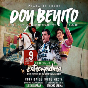 09/09 Don Benito (19:00) Toros mixta