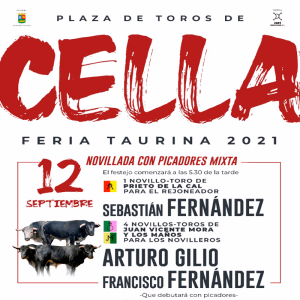 12/09 Cella (17:30) Novillada Mixta RECOGIDA EN TAQUILLA