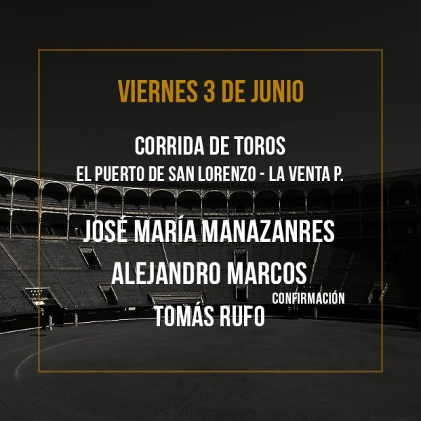 03/06 San Isidro (19:00) Bullfighting show PDF FILE