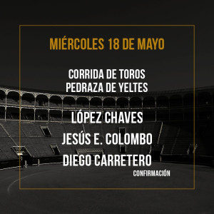 18/05 San Isidro (19:00) Espectáculo taurino FORMATO PDF