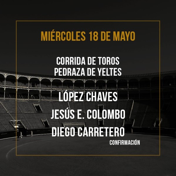 18/05 San Isidro (19:00) Bullfighting show PDF FILE