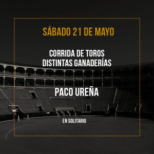 21/05 San Isidro (19:00) Bullfighting show PDF FILE