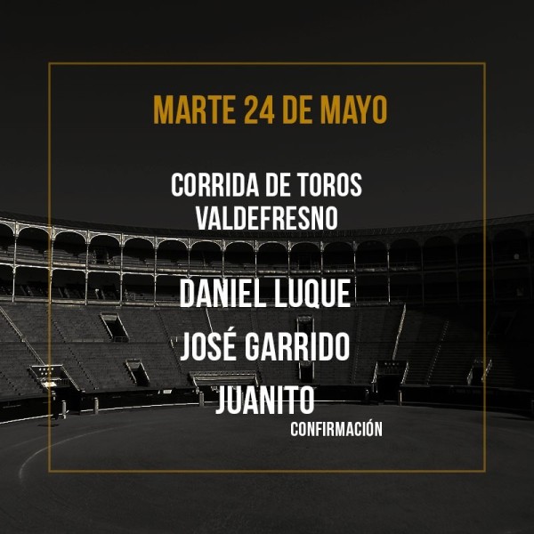 24/05 San Isidro (19:00) Espectáculo taurino FORMATO PDF