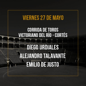 27/05 San Isidro (19:00) Espectáculo taurino FORMATO PDF