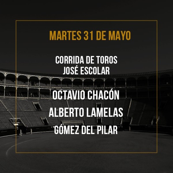 31/05 San Isidro (19:00) Espectáculo taurino FORMATO PDF