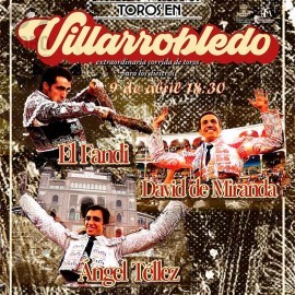 09/04 Villarrobledo (18:30) Toros COLLECT AT THE BOX OFFICE