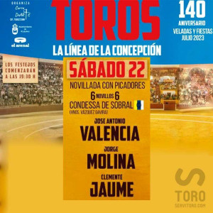22/07 La Línea de la Concepción (19:30) Novillos PICK TICKETS BOX OFFICE