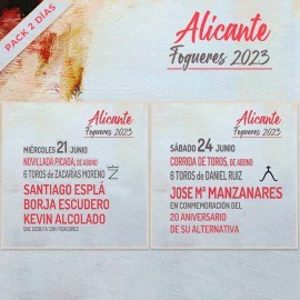 Bullfighthing pack Alicante June 21+24 PDF FILE