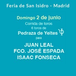 02/06 San Isidro (19:00) Espectáculo taurino PDF FILE