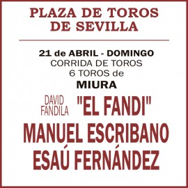 21/04 Feria de Abril (18:30) Toros PDF FILE - PRINT