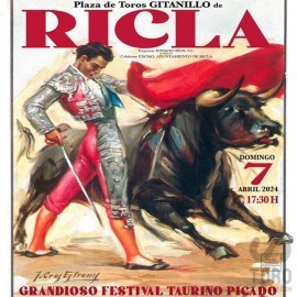 07/04 Ricla (17:30) Festival taurino. RECOGER EN TAQUILLA