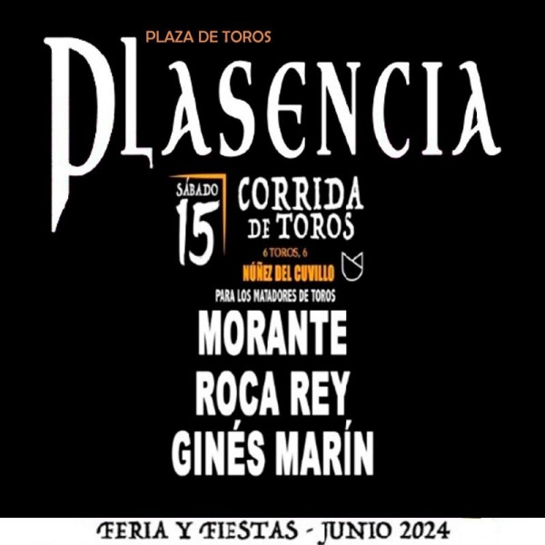 15/06 Plasencia (19:00) Toros PDF FILE - PRINT