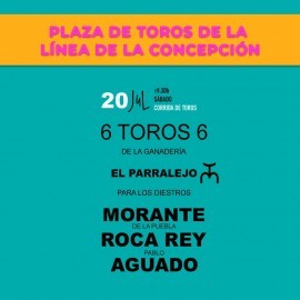 20/07 La Línea de la Concepción (19:30) Toros RECOGER EN TAQUILLA