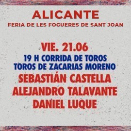 21/06 Alicante (19:00) Toros FORMATO PDF 