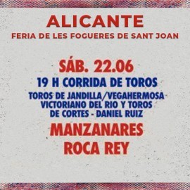 22/06 Alicante (19:00) Toros FORMATO PDF 