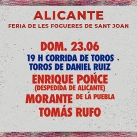 23/06 Alicante (19:00) Toros FORMATO PDF 
