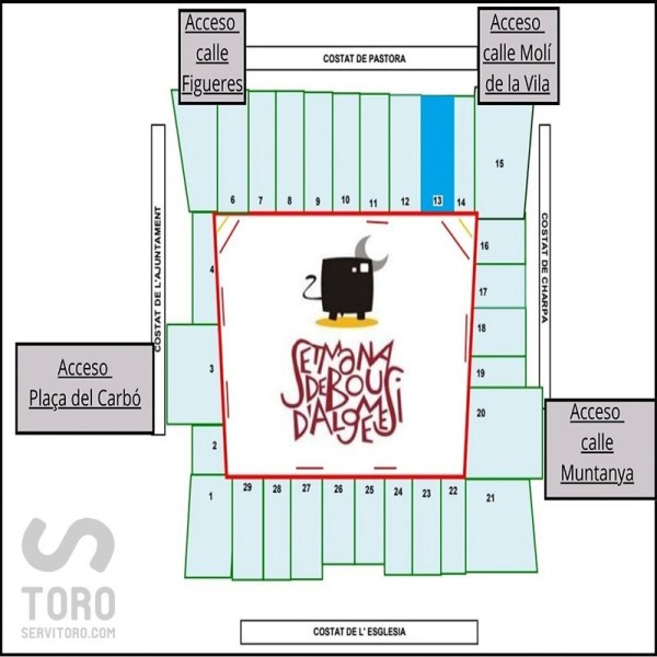 Algemesí (Valencia), plaza de toros.