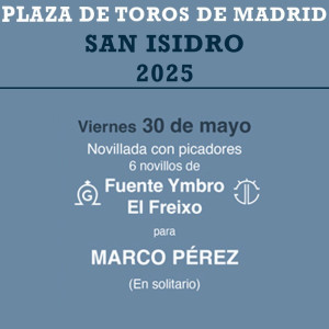 30/05 San Isidro (19:00) Novillada. FORMATO PDF