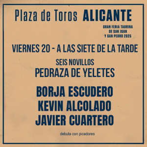 Entradas toros Alicante - 20 junio 2025