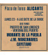 Bullfight tickets Alicante - 23 June at 2025