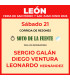 Bullfight tickets León - Saint Juan and Saint pedro June 21st Servitoro