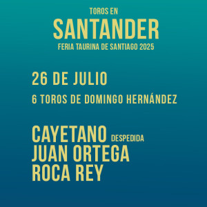 Bullfight tickets Santander - Santiago Festivities - July 26th