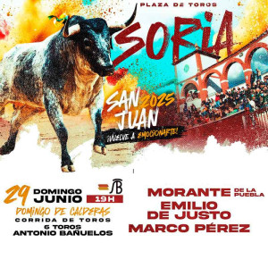 Bullfight tickets Soria - San Juan - June 29th