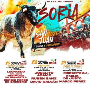 Bullfight tickets Soria - San Juan June 2025 - Servitoro.com.