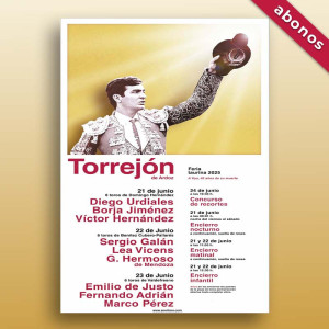 Abono toros Torrejón de Ardoz 2025 - Junio 21-23 - Servitoro.com
