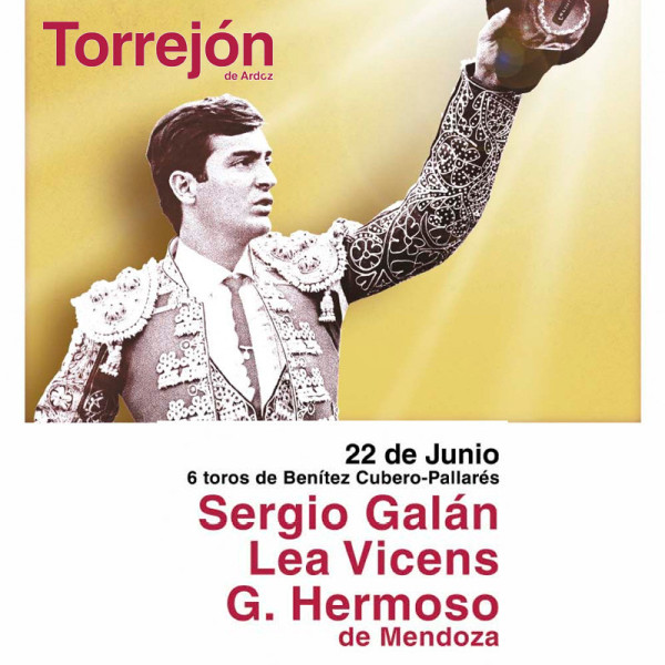 Entradas Toros Torrejón de Ardoz 2025 - Junio 22- Benítez Cubero-Pallarés