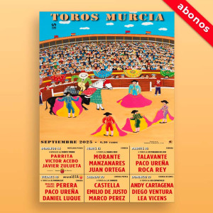 Bullfighting tickets Murcia- Season ticket 6 events - Servitoro