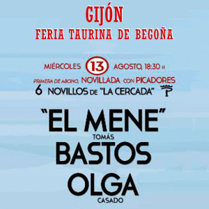 Plaza de toros de Gijón - Corrida de novillos 13 agosto 2025