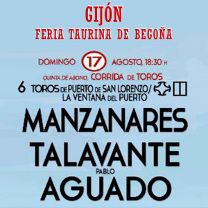 Plaza de toros de Gijón -  Corrida de toros domingo 17 de agosto 2025