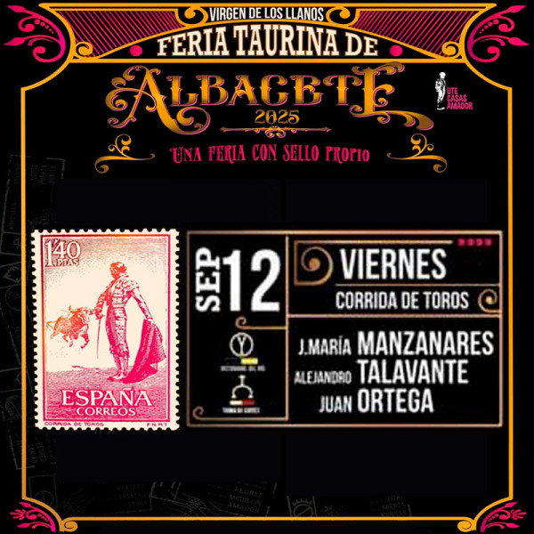 Bullfight tickets Albacete 2025 – Virgen de los Llanos fair – September 12