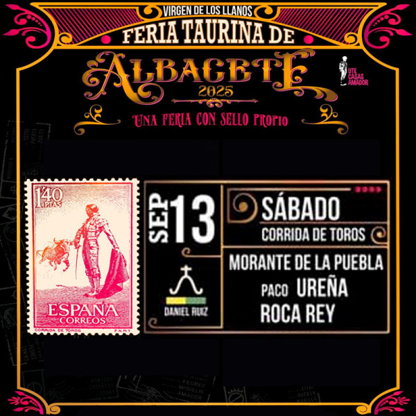 Bullfight tickets Albacete – Virgen de los Llanos fair – September 13