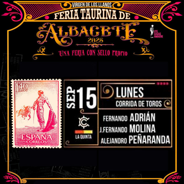 Bullfight tickets Albacete 2025 – Virgen de los Llanos Fair – September 15