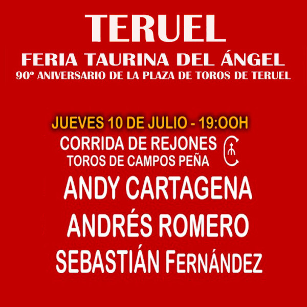 Bullfight tickets Teruel - 2025 Fiestas del Ángel - Servitoro.com