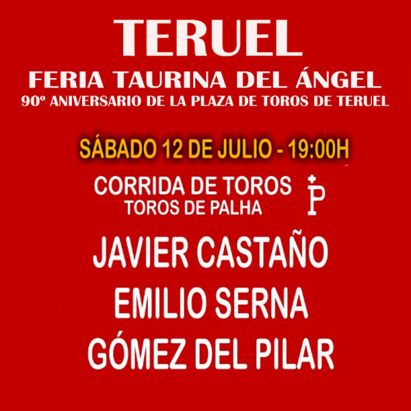 Entradas Toros Teruel 2025 - Fiestas del Ángel - Servitoro.com