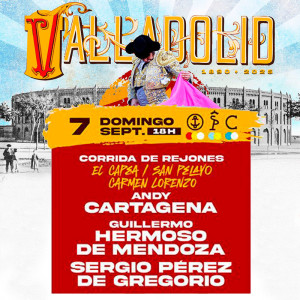 Entradas Toros Valladolid - Virgen de San Lorenzo - September 7