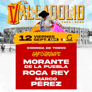 Entradas Toros Valladolid - Virgen de San Lorenzo - Sept 12