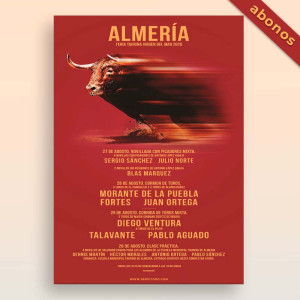 Abonos Toros Almería  2025 – Virgen del Mar |