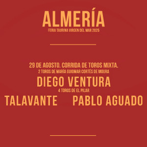 Entradas Toros Almería  2025 – Virgen del mar | Servitoro