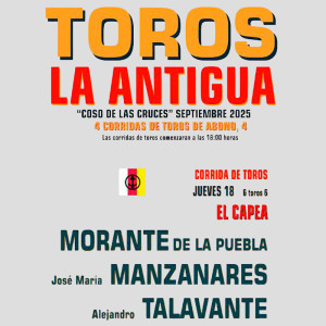 Entradas Toros Guadalajara - La Antigua 2025 - Septiembre 18
