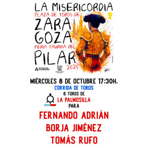Entradas Toros Zaragoza – Feria De El Pilar octubre 8 – Servitoro.com