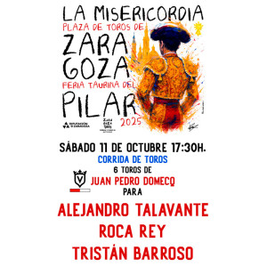 Entradas Toros Zaragoza – Feria De El Pilar octubre 11 – Servitoro.com