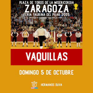 Entradas Toros Zaragoza – Vaquillas El Pilar octubre 5 – Servitoro.com