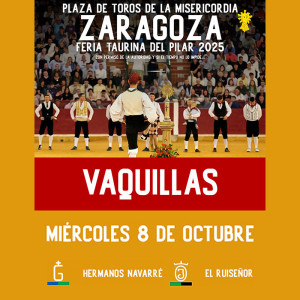 Bullfight tickets Zaragoza, Vaquillas El Pilar, October 8th. Servitoro
