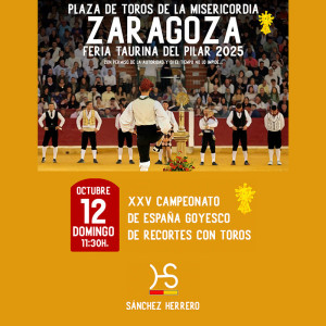 Entradas Toros Zaragoza – Feria del Pilar octubre 12 – Goyesco recortes