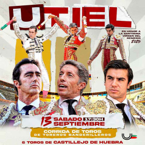 Entradas Toros Utiel, Feria Virgen Remedios 2025. 13 sep – Servitoro